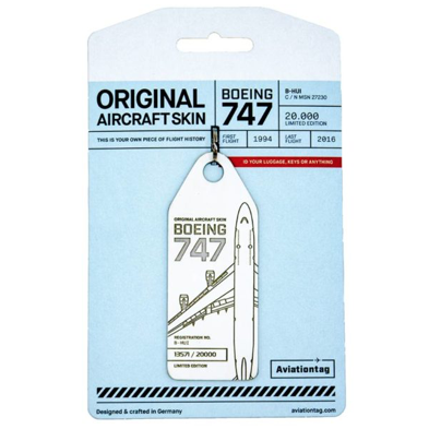 SOLD OUT ! AVIATIONTAG B747 B-HUI Cathay Pacific Airways