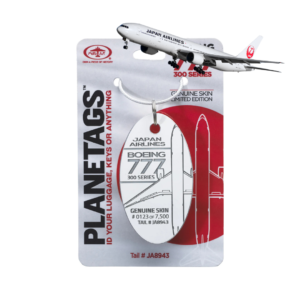 Sold out !! PLANETAGS B747 N818SA JAL プレインタグス 日本航空 機体