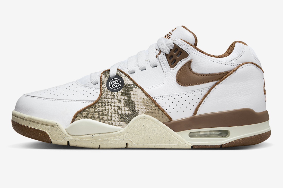 2023年12月13日発売Stussy x Nike Air Flight 89 “White/Pecan” | Shot