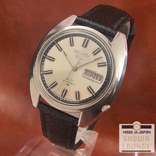 セイコー ファイブ デラックス 5139-6000 27石 2トーン文字盤