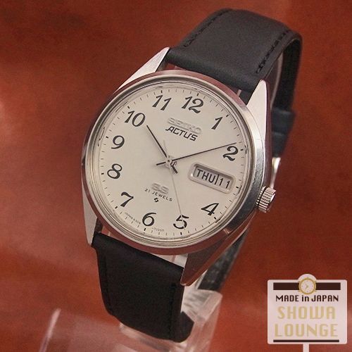 セイコー アクタス SS 全数字インデックス 6306-7010 オートマチック