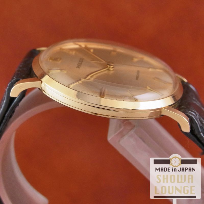 ロレックス プレシジョン 18KYG 金無垢 Cal.1225 手巻き Ref.9659 1966