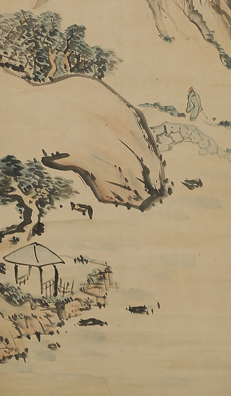 秋景山水図｜商品一覧｜新古美術わたなべ