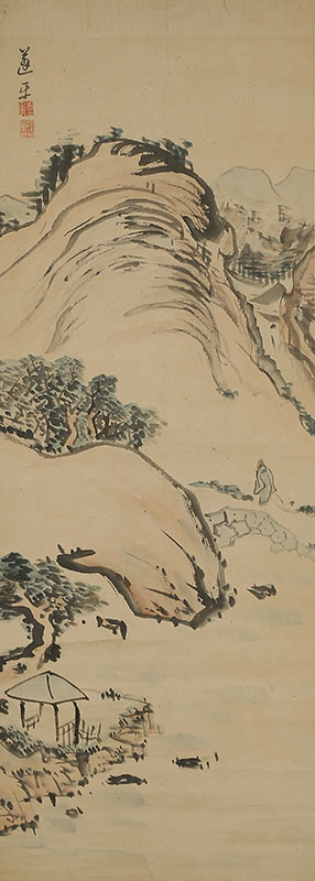 秋景山水図｜商品一覧｜新古美術わたなべ