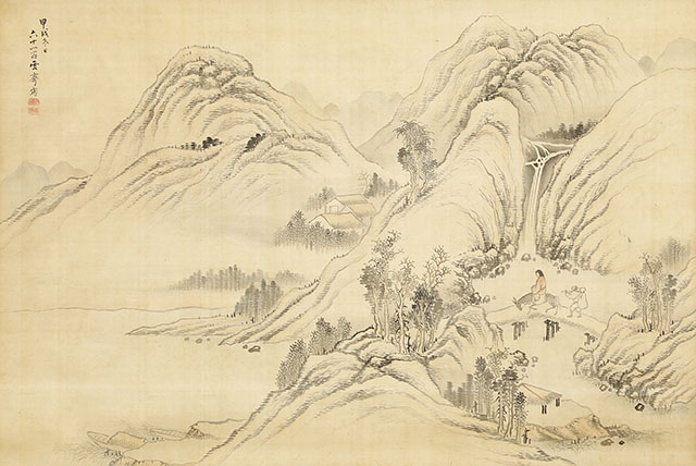 山水図（文化11年）｜商品一覧｜新古美術わたなべ