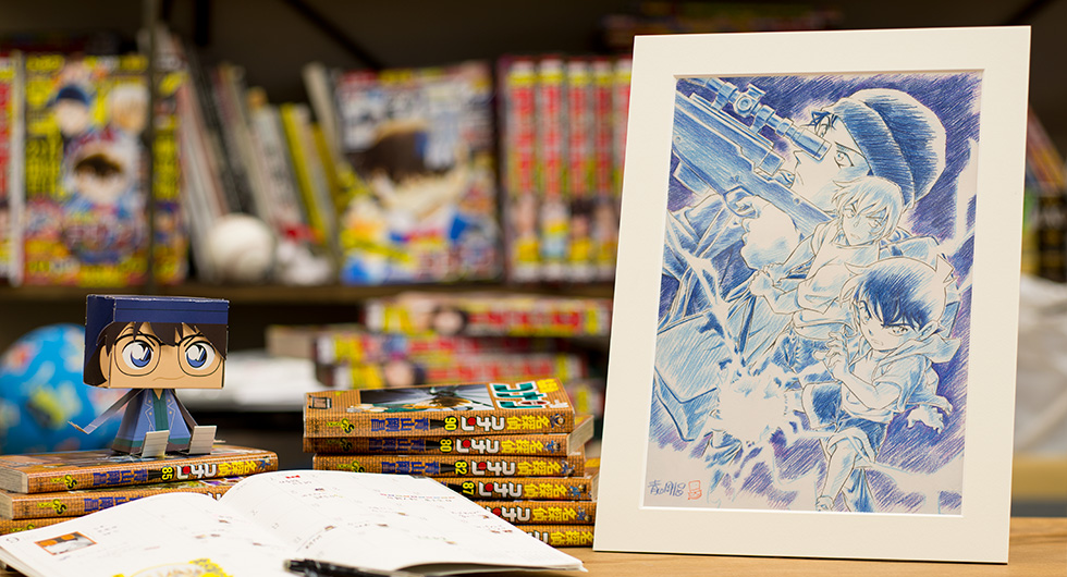 サンデーS」全サで青山氏描き下ろし赤井×安室ミニ複製原画が! – 小学館