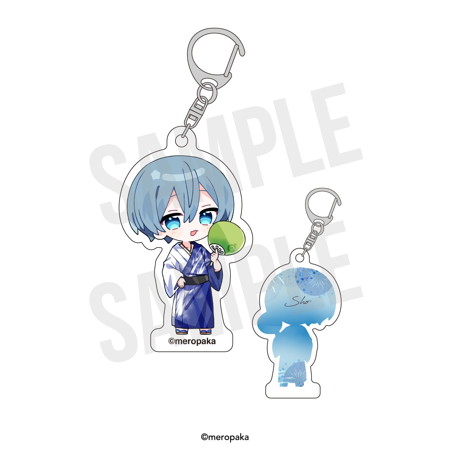 8月下旬以降順次発送予定】アクリルキーホルダー 浴衣ver. サムライ翔