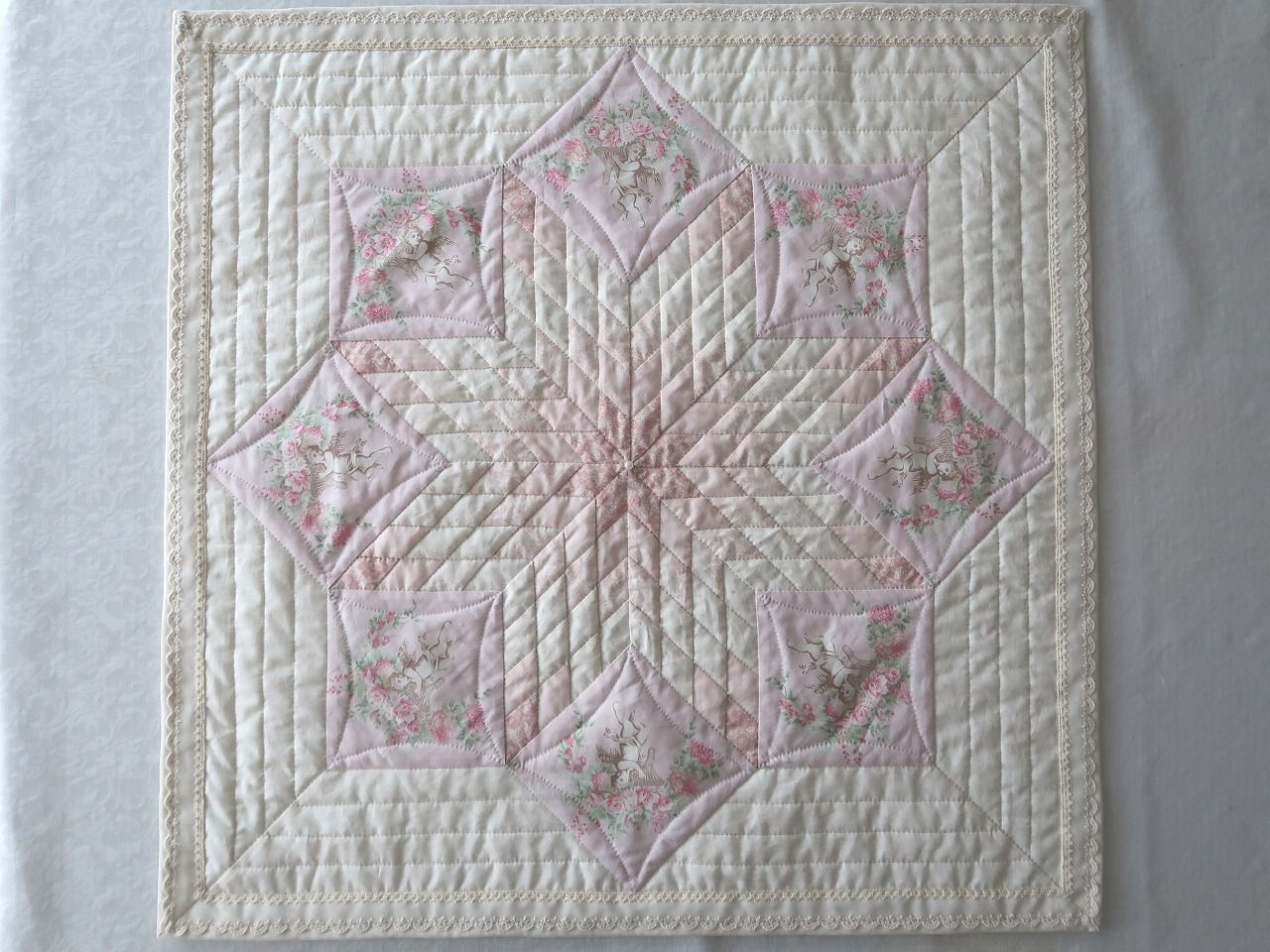 Tpe-051）エンジェルのピンクスター タペストリー キット | フラワー