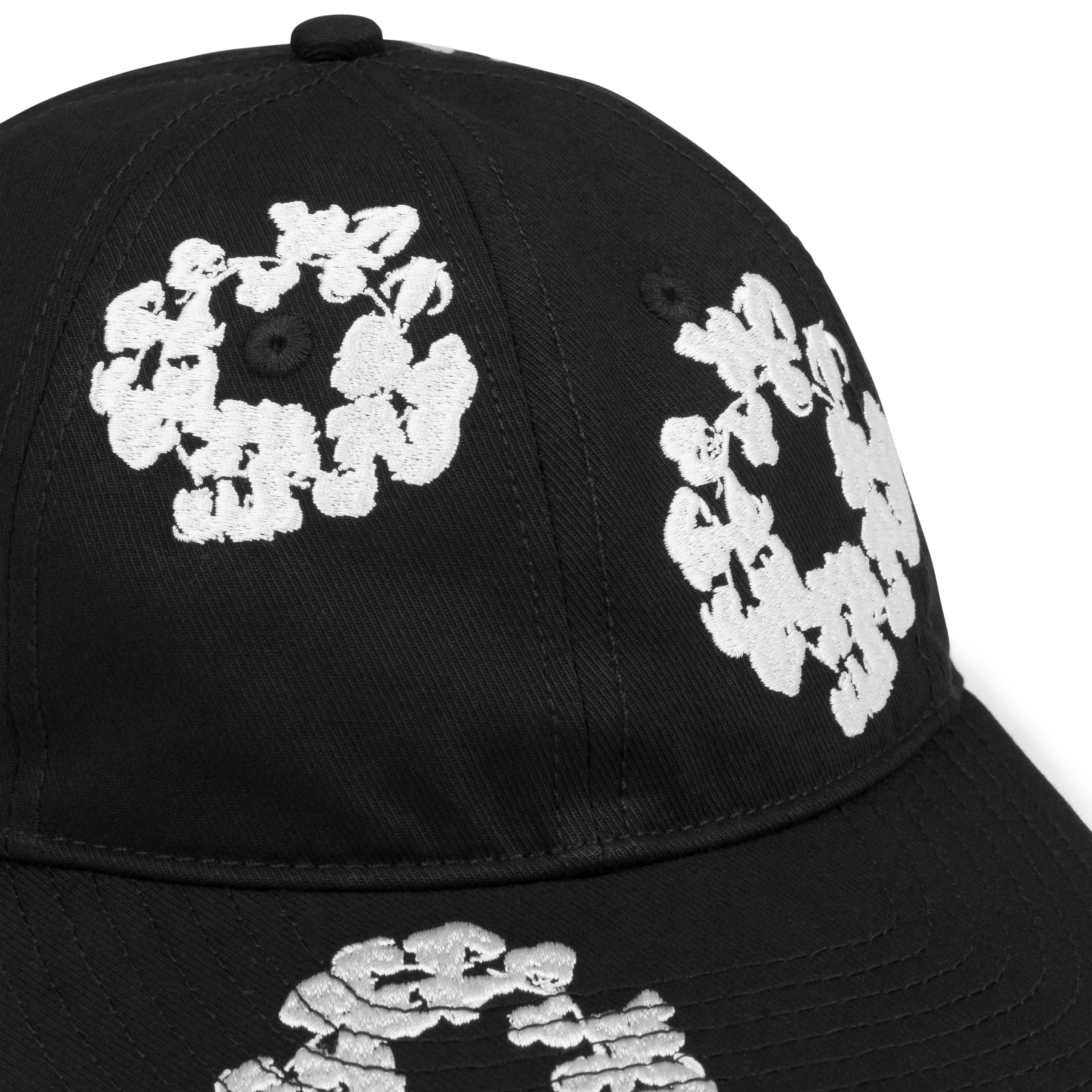 DENIM TEARS: The Cotton Wreath Cap (Black) | DSMG E-SHOP
