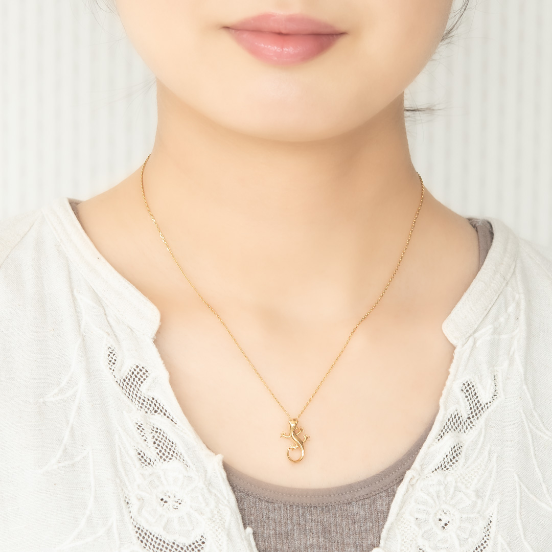 ネックレス シルバー925/K18イエローゴールドコーティング(JL