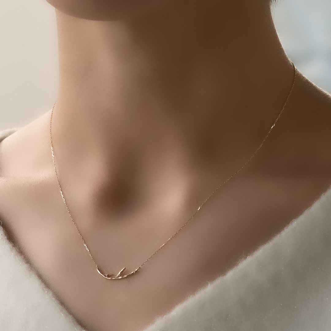 ネックレス K10/K18イエローゴールド(JLージュエルー)(野生動物の楽園