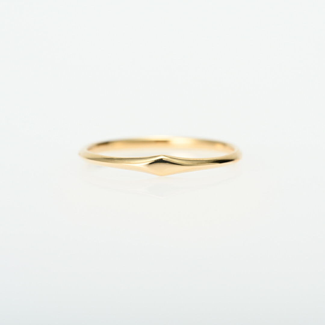 ピンキーリング K10イエローゴールド (地金)[0612300108] アクセサリー