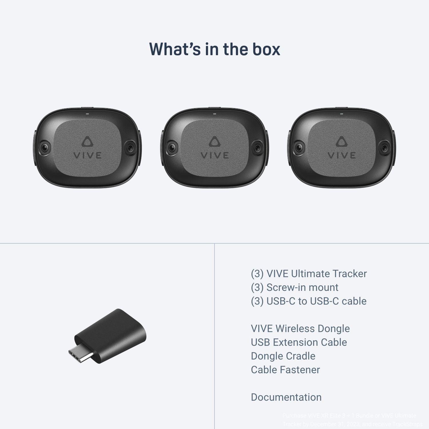 VIVE Ultimate Tracker 3+1 Kit – VIVE Store | United States
