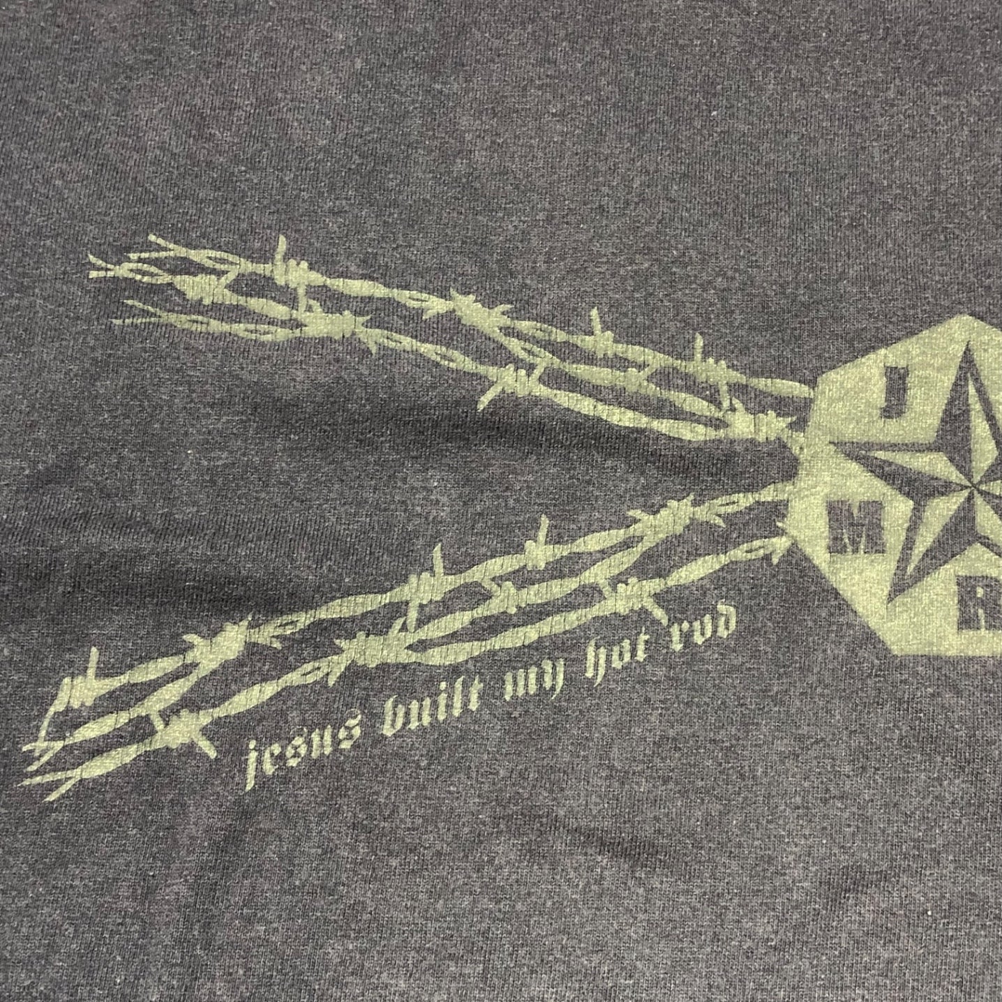 UNDERCOVER(アンダーカバー) 96AW WIRE期 有刺鉄線 星プリント Tシャツ