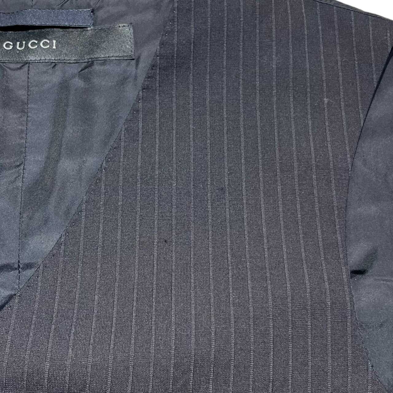 GUCCI(グッチ) 90's ~00's By TOM FORD striped dress gilet トム
