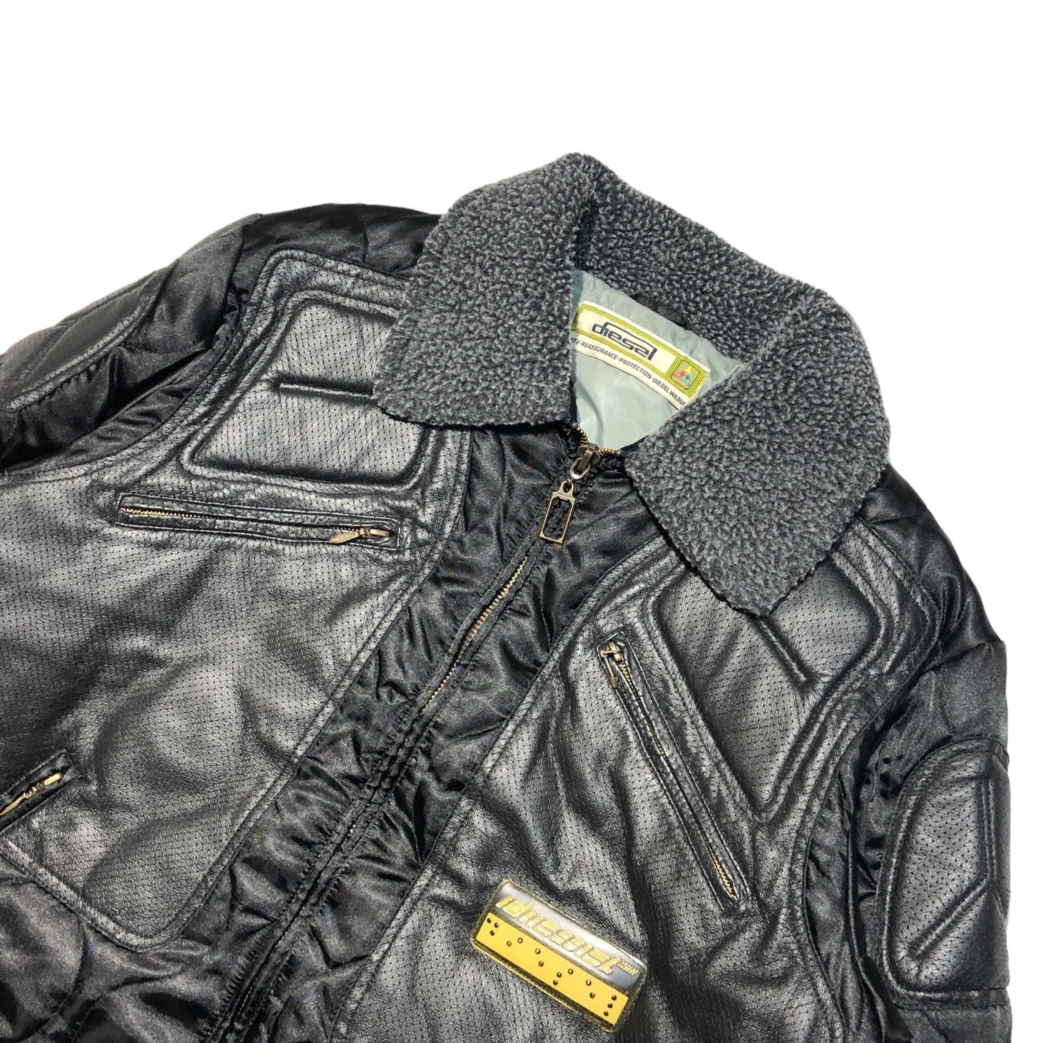 DIESEL(ディーゼル) 90's quilted racing jacket キルティング