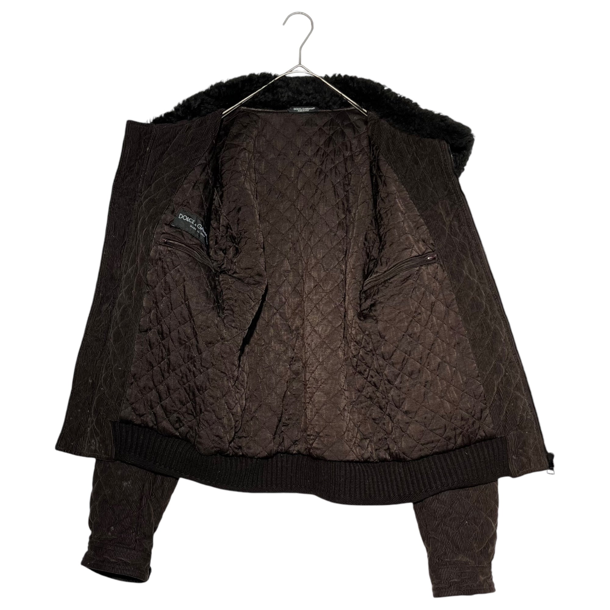 DOLCE&GABBANA(ドルチェ&ガッバーナドルガバ) Lamb fur quilted