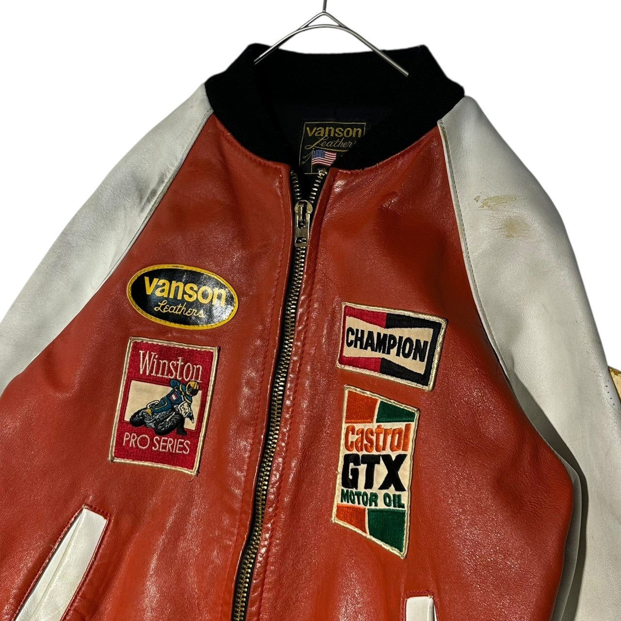 VANSON(バンソン) USA made Old Racing Leather Jacket オールド