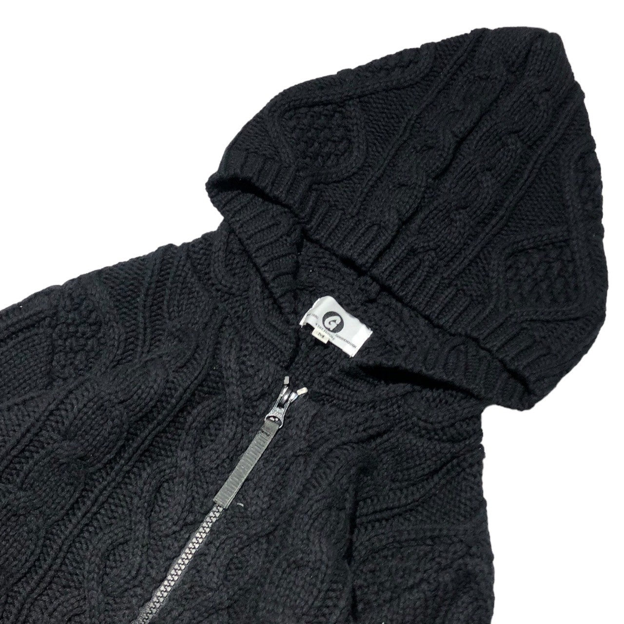 GOODENOUGH(グッドイナフ) 15AW CABLE KNIT ZIP PARKA ケーブルニット