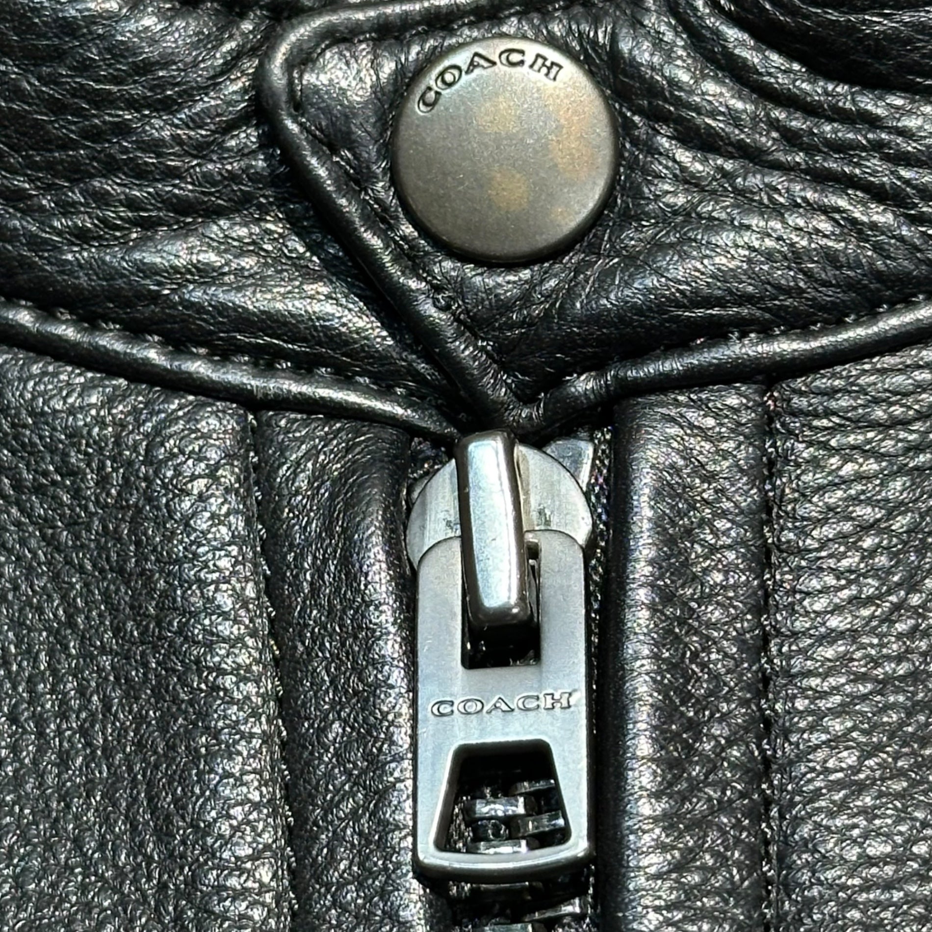 COACH(コーチ) Cowhide Single Rider Jacket カウハイド シングル