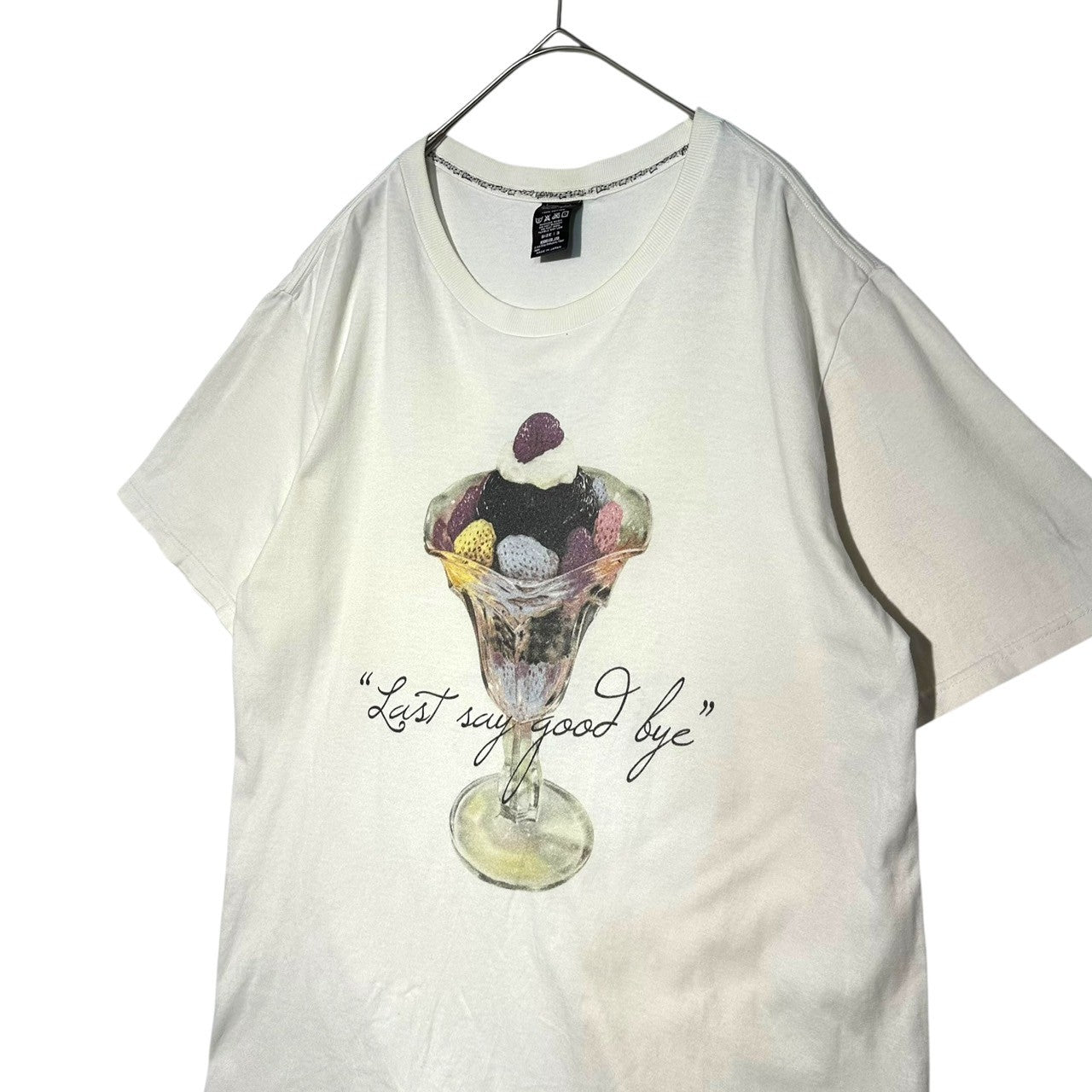 NUMBER (N)INE(ナンバーナイン) 09AW eyescrem print T-shirt アイス