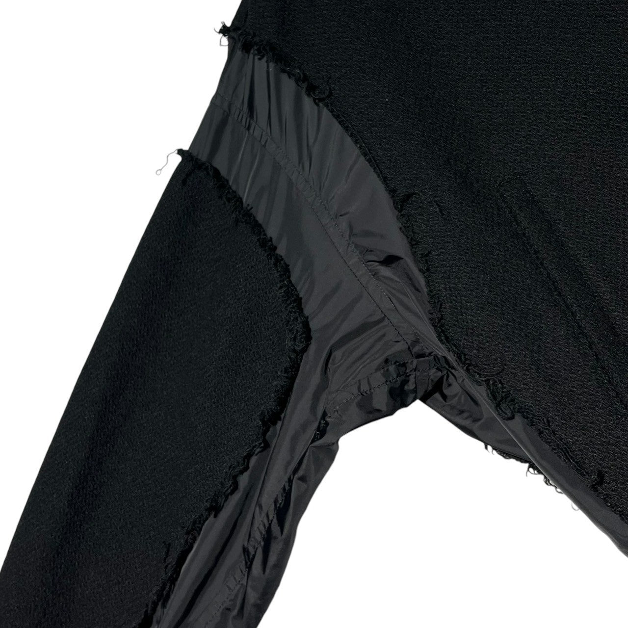 Y's(ワイズ) 22AW Wool nylon different fabric docking bomber jacket