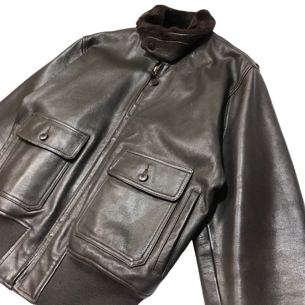 COOPER(クーパー) 80's G-1フライトジャケット/レザージャケット M