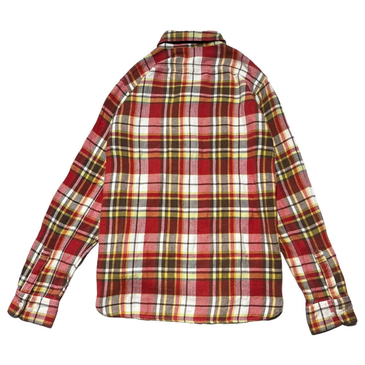 A BATHING APE(アベイシングエイプ) heavy cotton check shirt