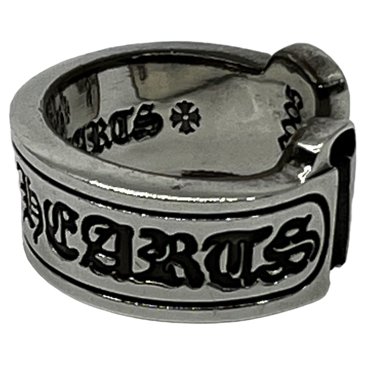CHROME HEARTS(クロムハーツ) SCROLL LABEL RING スクロールラベル