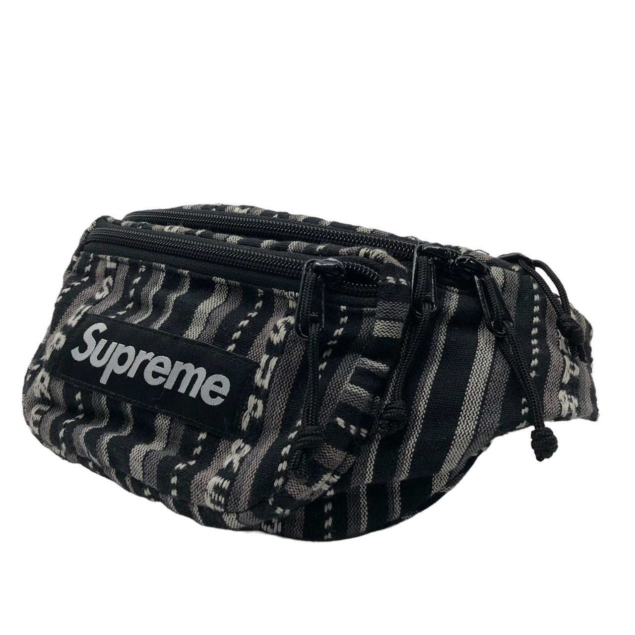 SUPREME(シュプリーム) 20SS Woven Stripe Waist Bag ウーブン