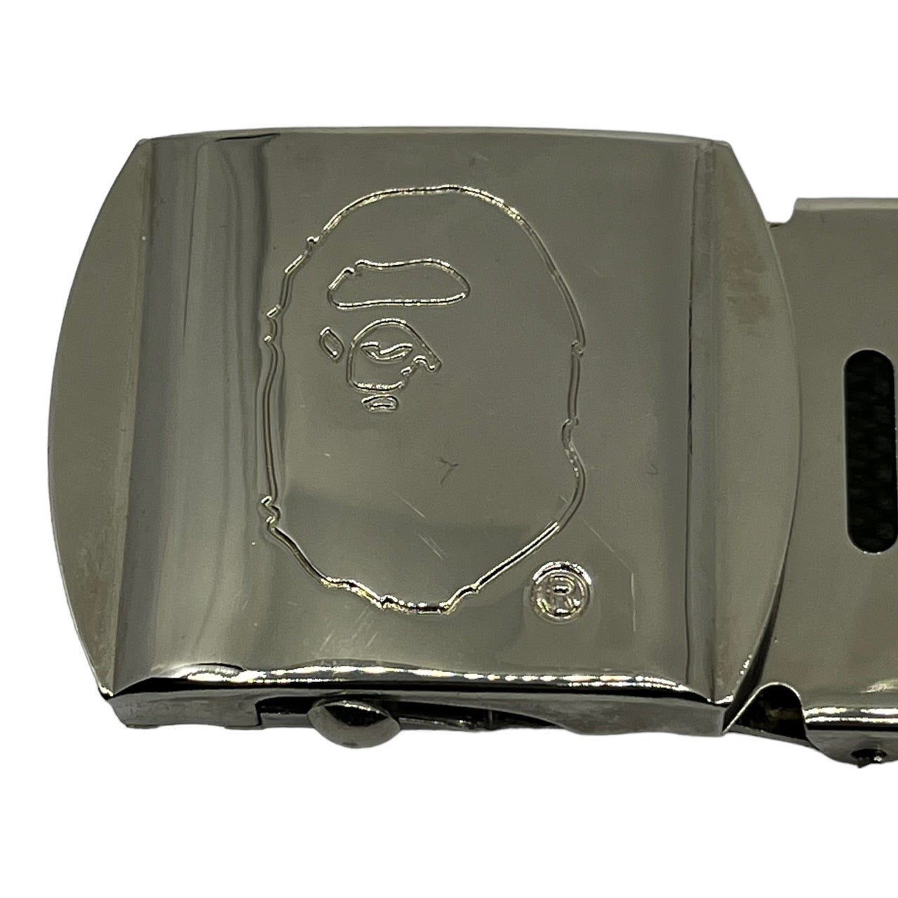 A BATHING APE(アベイシングエイプ) 90's ロゴバックルカモフラガチャ