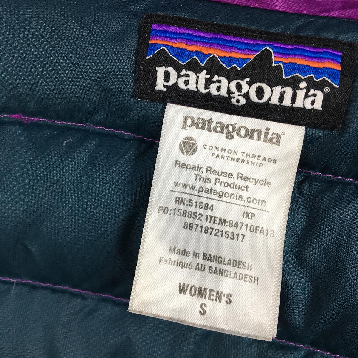 Women's S パープル系】Patagonia ( パタゴニア ) ダウン セーター