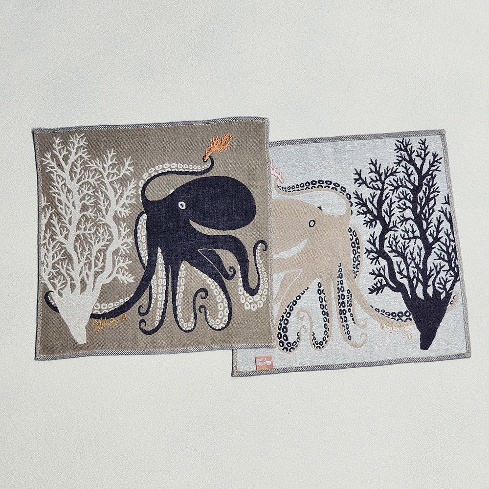 ガーゼハンカチ/深海のダンスのタコたち – 八本足のオオカミ