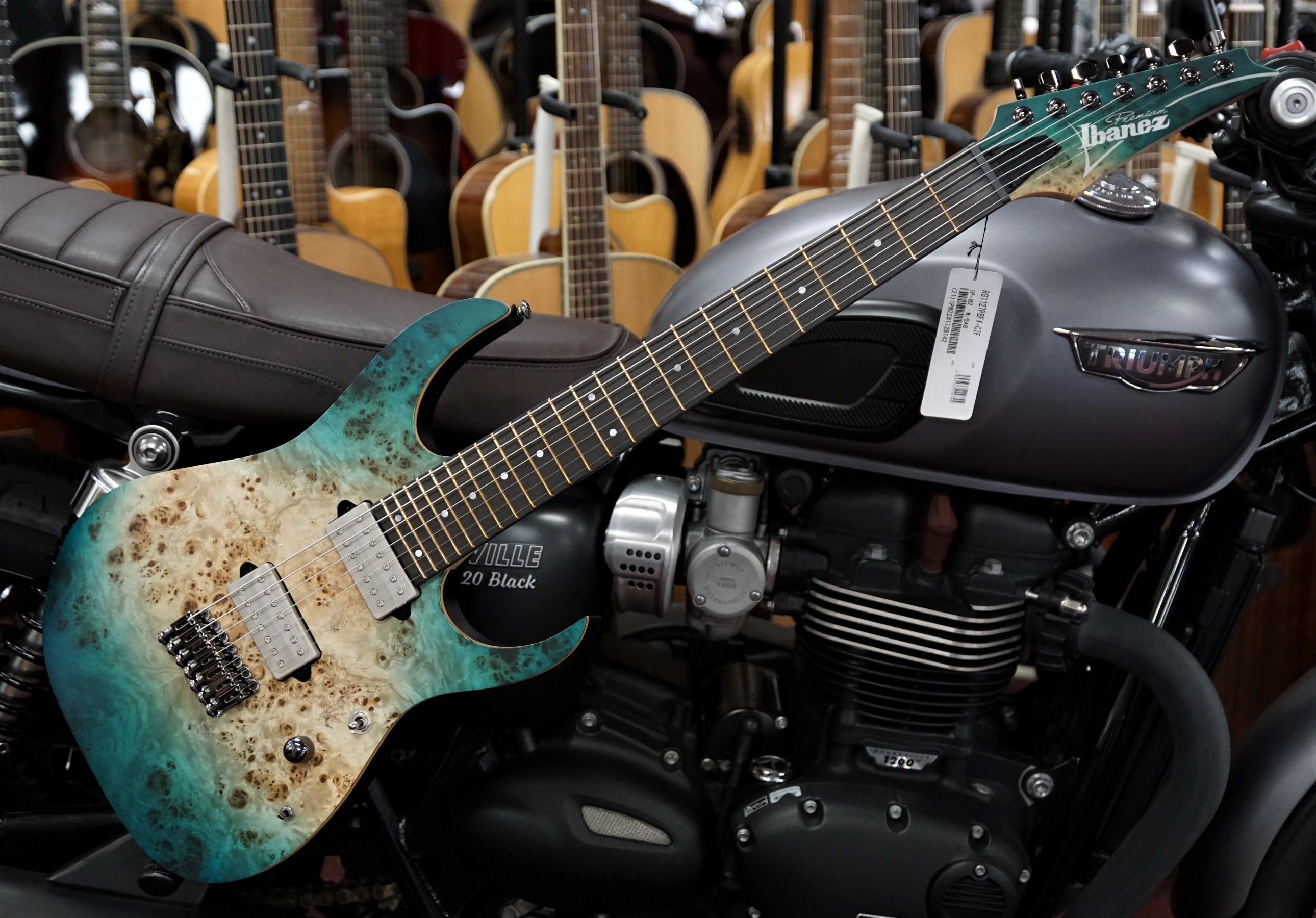 Ibanez Electric Guitar RG1127PBFX-CIF Premium 7-String inkl