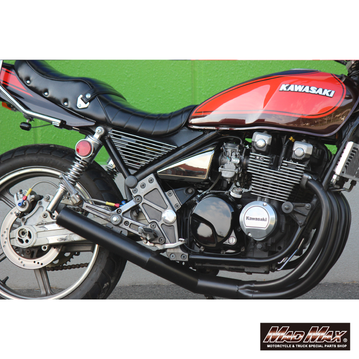 カワサキ ゼファー400/χ エアクリーナーカバー ブラックメッキ [株式