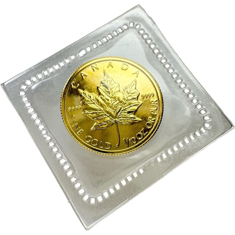 1992年 エリザベス2世 メイプルリーフ 1/10oz 5ドル 金貨 コイン/純金