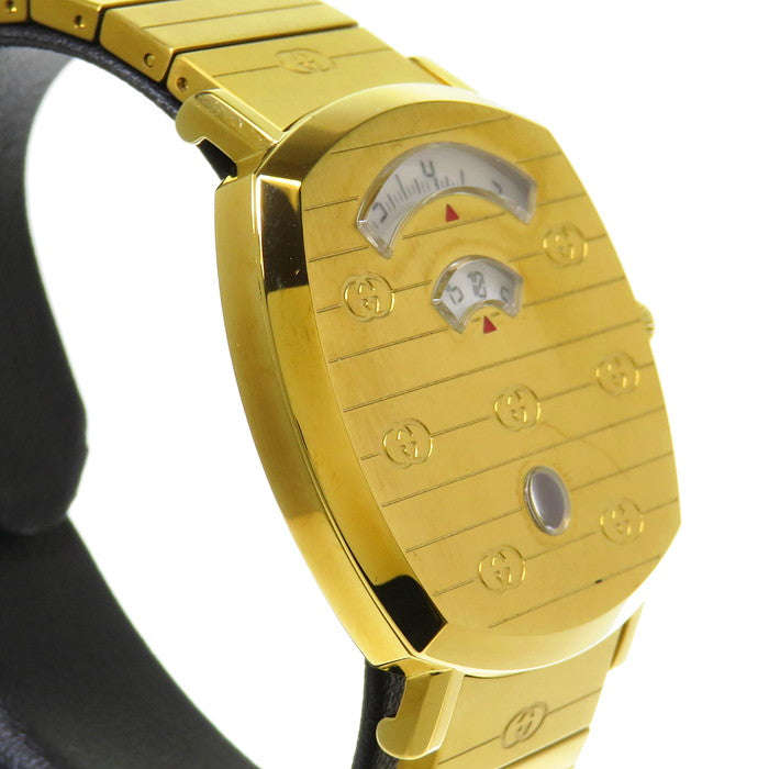 GUCCI/グッチ】 157.3 グリップ 腕時計 GP クオーツ ゴールド ユニ