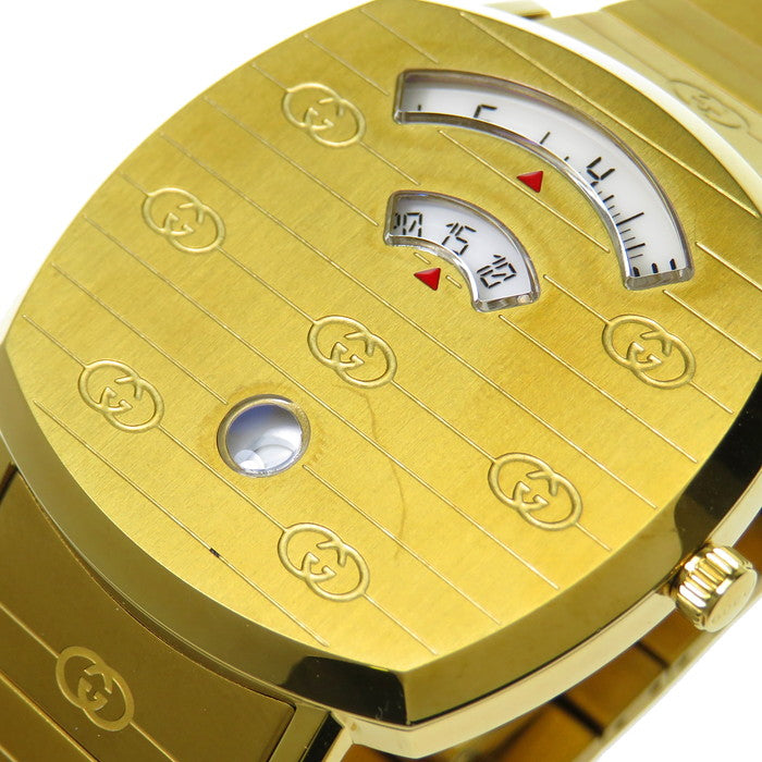 GUCCI/グッチ】 157.3 グリップ 腕時計 GP クオーツ ゴールド ユニ