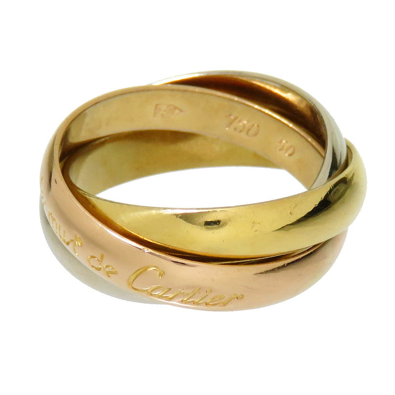 10号【CARTIER/カルティエ】 トリニティ スリーカラー 3連 リング