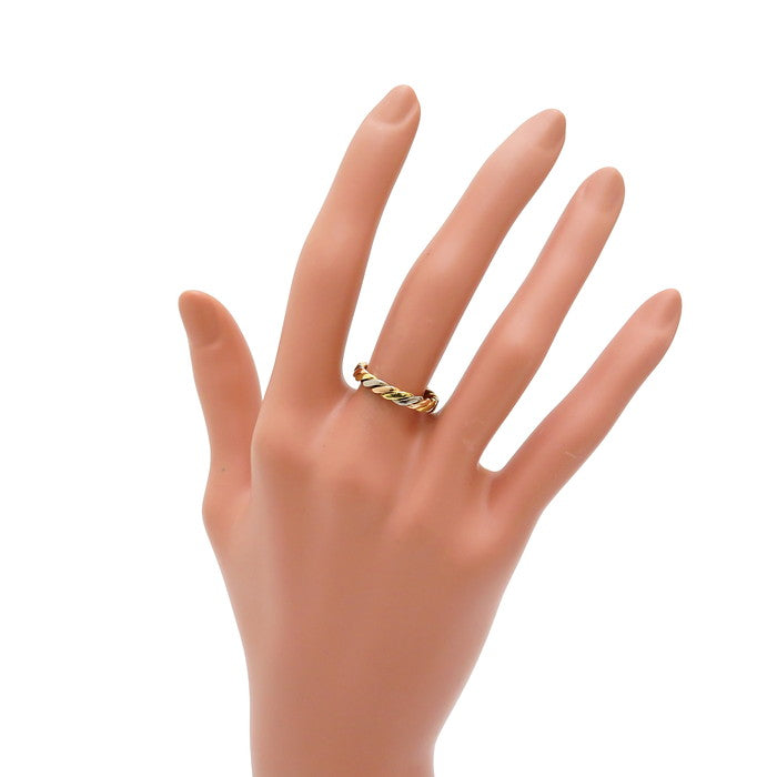 11号【Christian Dior/クリスチャンディオール】 スリーカラー リング