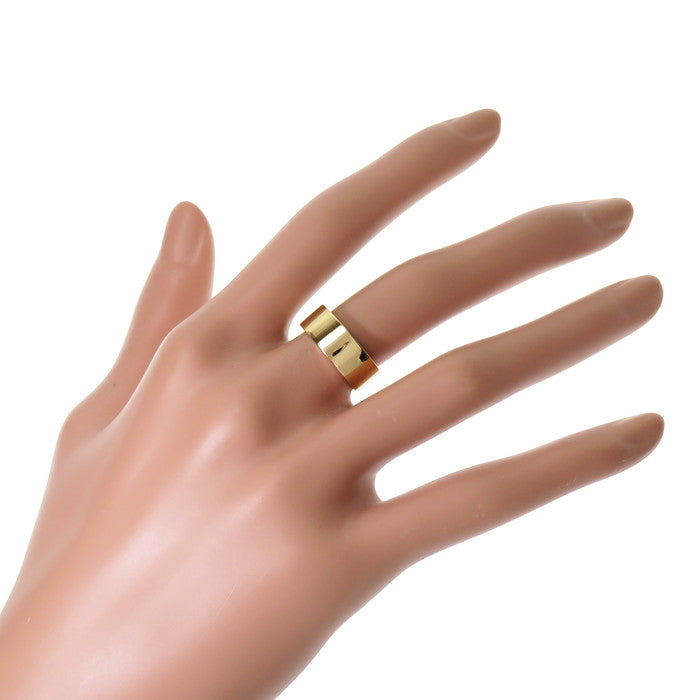 11号 平打 リング・指輪 K18ゴールド 18金 5.9g ユニセックス 【中古