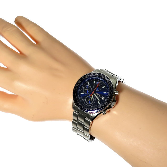 SEIKO/セイコー】 7T92-0CF0 クロノグラフ 腕時計 ステンレススチール