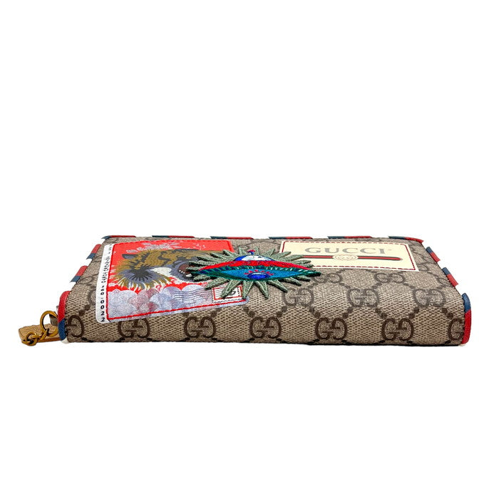 GUCCI/グッチ】 473909 クーリエ ラウンドファスナー 長財布 GG