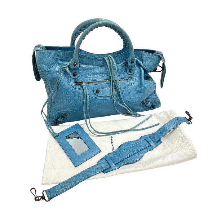 BALENCIAGA/バレンシアガ】 115748 ザシティ ショルダーバッグ レザー