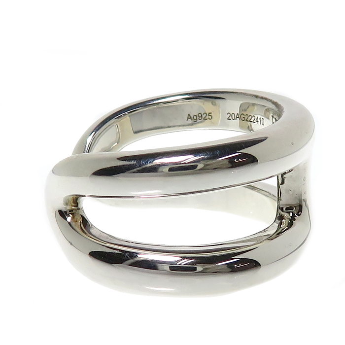 19号【HERMES/エルメス】 リング・指輪 オスモズGM シルバー925 14g 59