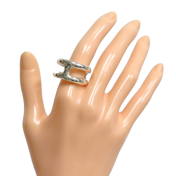 19号【HERMES/エルメス】 リング・指輪 オスモズGM シルバー925 14g 59
