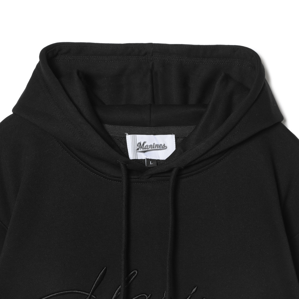 スクリプトMARINES 裏毛パーカー3D刺繍/マリーンズオンラインストア