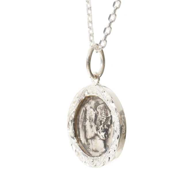 ハワイアンジュエリー/Silver925/マーキュリーダイムペンダント/0934