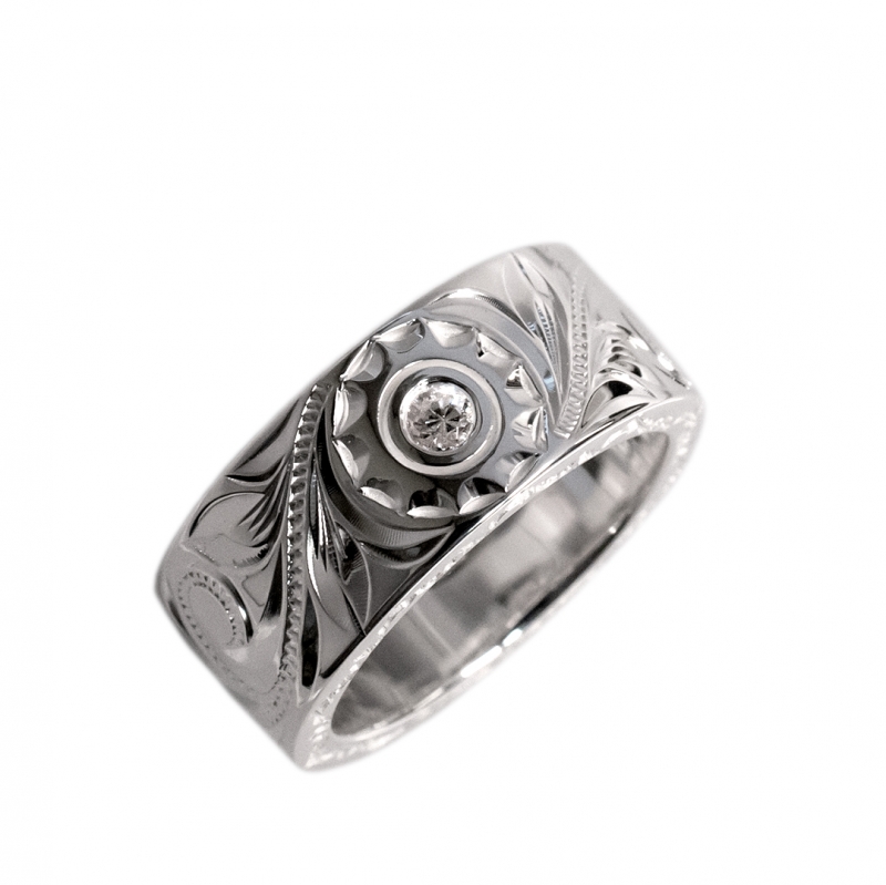 ハワイアンジュエリー/Silver925/アイランドアースサンリング(フラット