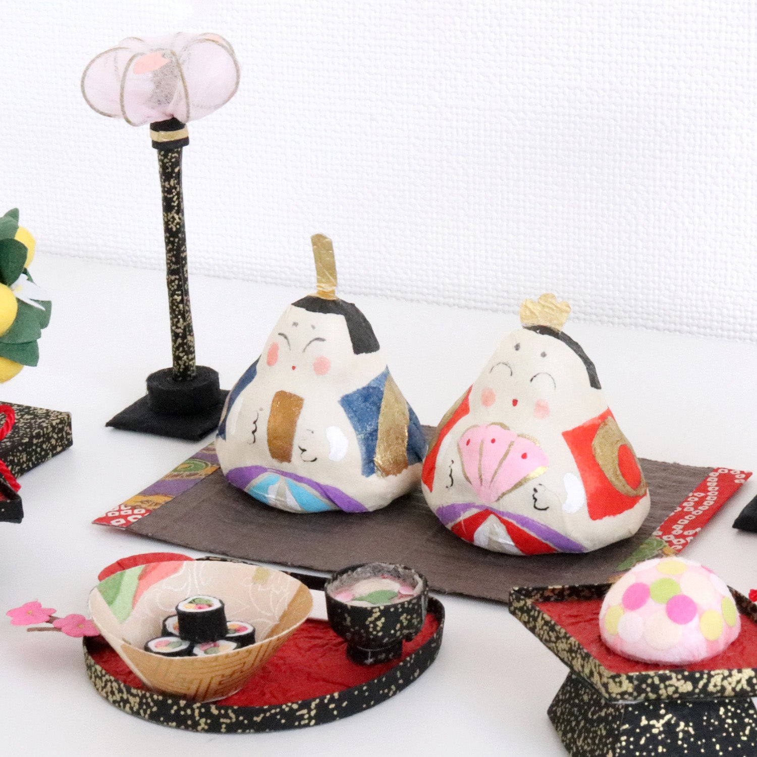 ネット限定セット】ひな祭り 張り子雛セット – めでたやオンラインショップ